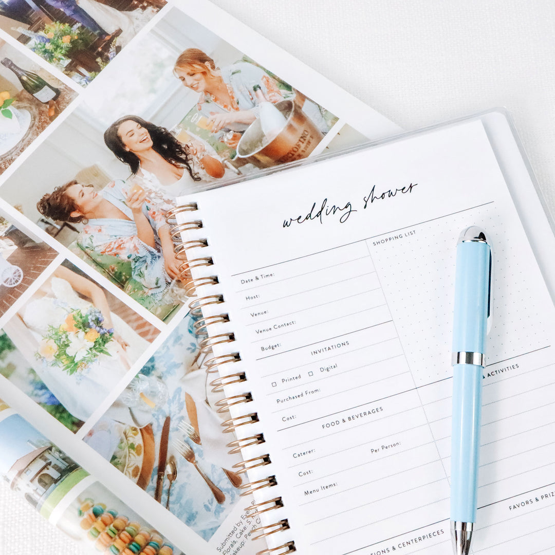 A handy worksheet on planning a wedding shower